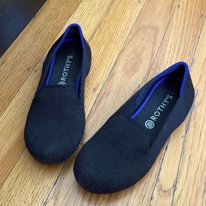 Rothy's Black Shoes Girls size 12